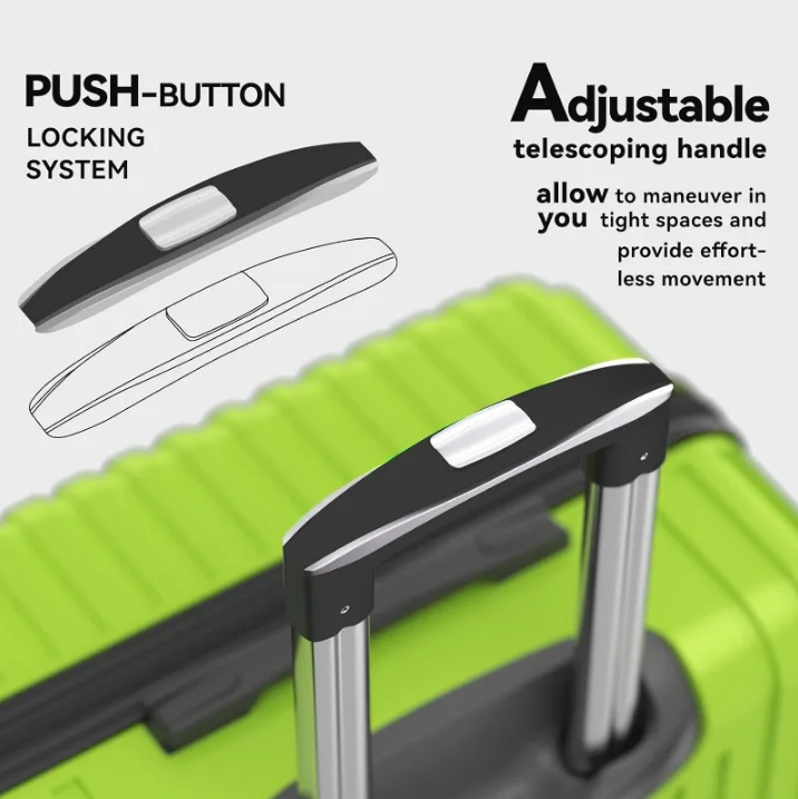 Luggage Sets 3-Peice,Durable Wheels and TSA Lock Travel Suitcase Set